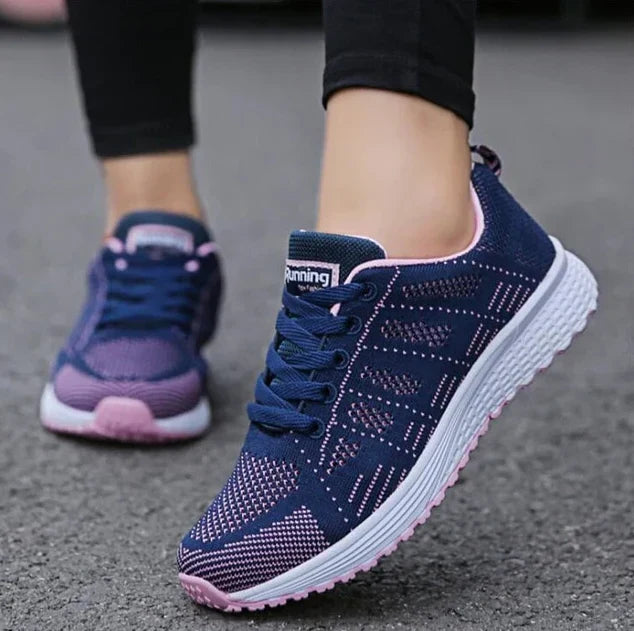 Women's Mesh Lace-Up Athletic Sneakers