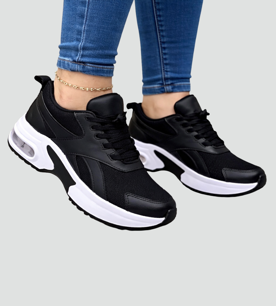 Women's Orthopedic Lace-Up Air Cushioned Sneakers