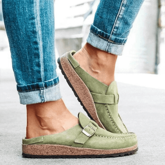 Women's Clogs Buckle Strap Platform