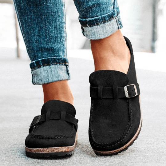 Women's Clogs Buckle Strap Platform