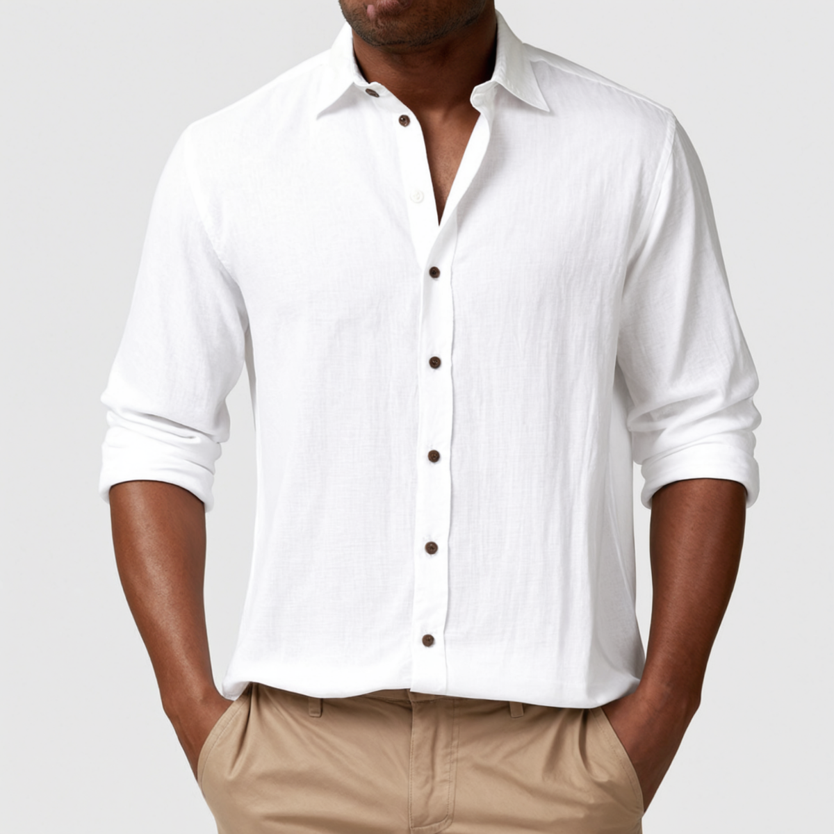 Men's Linen Shirt Relaxed Fit