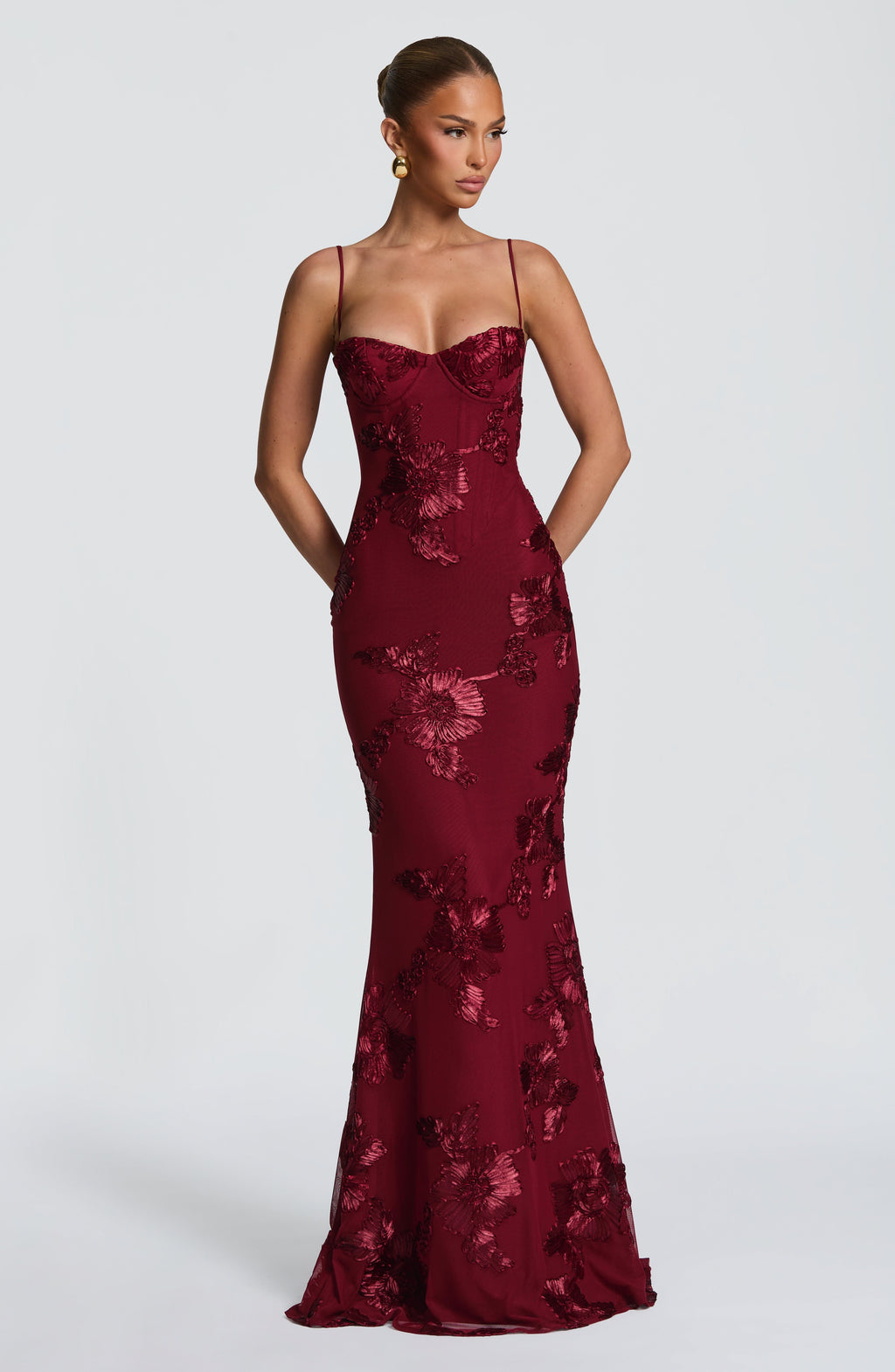Women's Floral Maxi Dress Sweetheart
