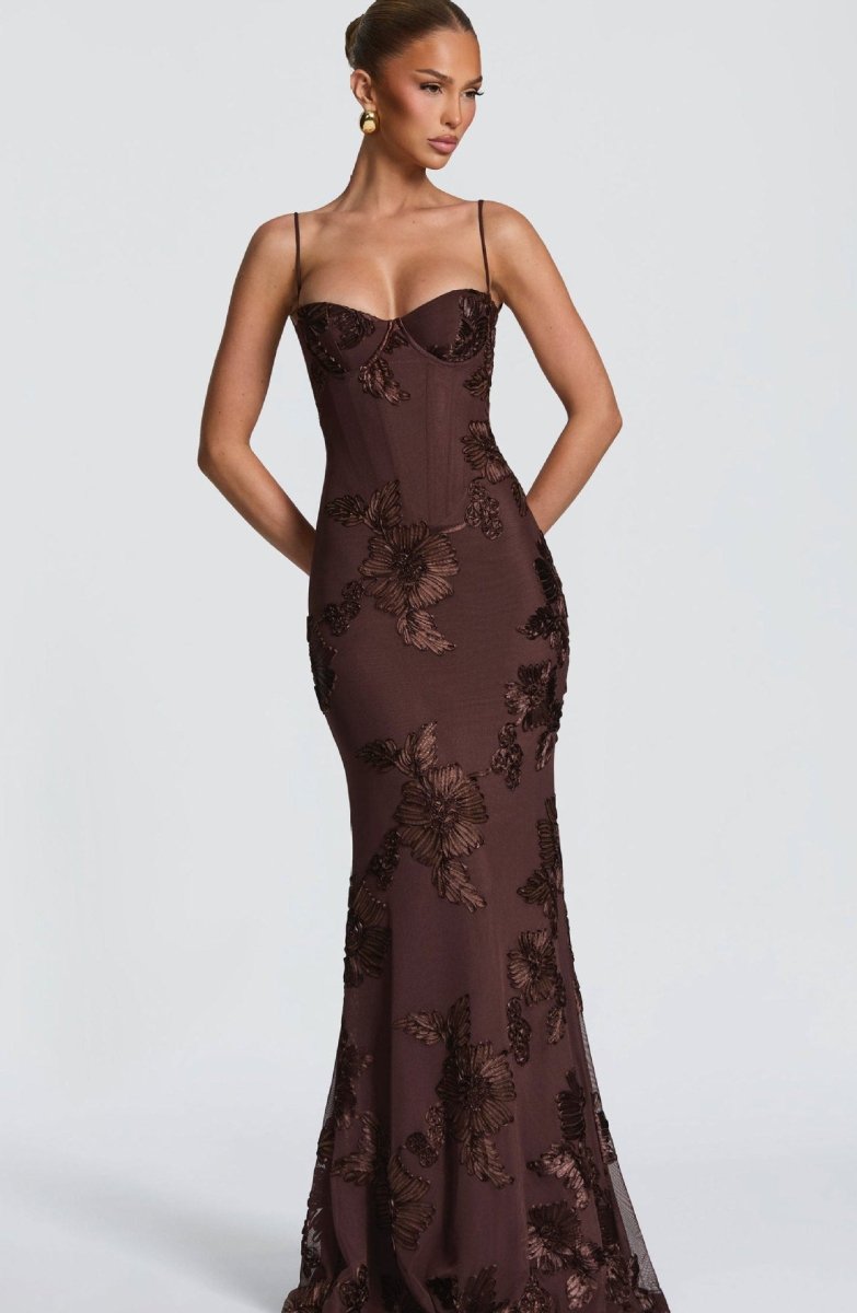 Women's Floral Maxi Dress Sweetheart