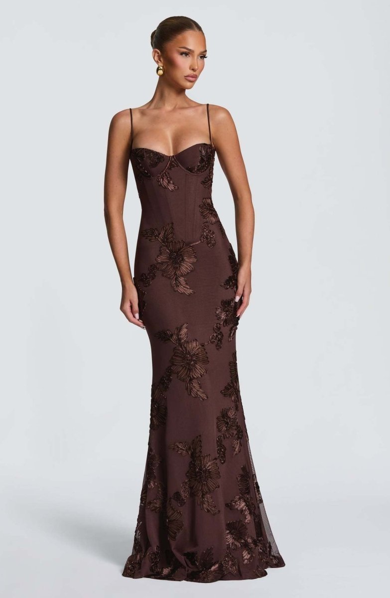 Women's Floral Maxi Dress Sweetheart