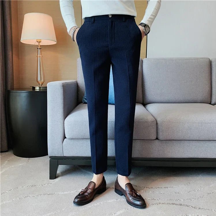 Men’s Slim Business Casual Trousers – Refined Tailored Fit for Smart Styling