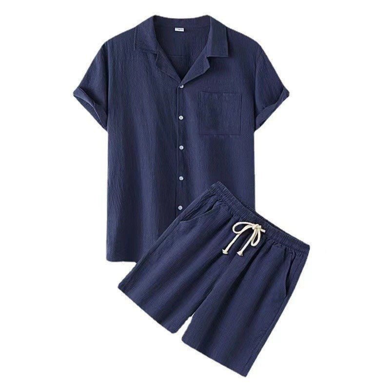 Men’s Summer Co - Ord Set – Lightweight Shirt and Shorts for Effortless Warm - Weather Style