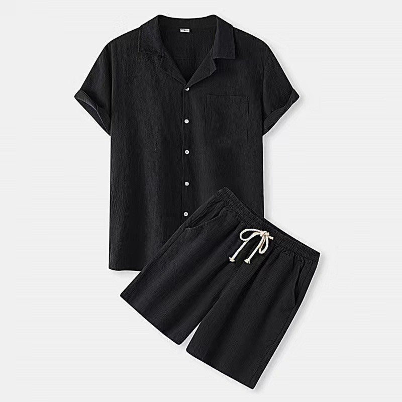 Men’s Summer Co - Ord Set – Lightweight Shirt and Shorts for Effortless Warm - Weather Style