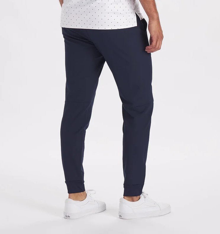 Men’s Tapered Pants with Side Pockets and Clean Front