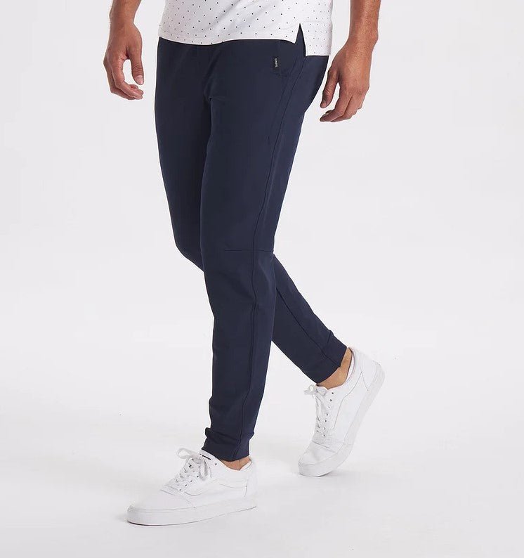 Men’s Tapered Pants with Side Pockets and Clean Front