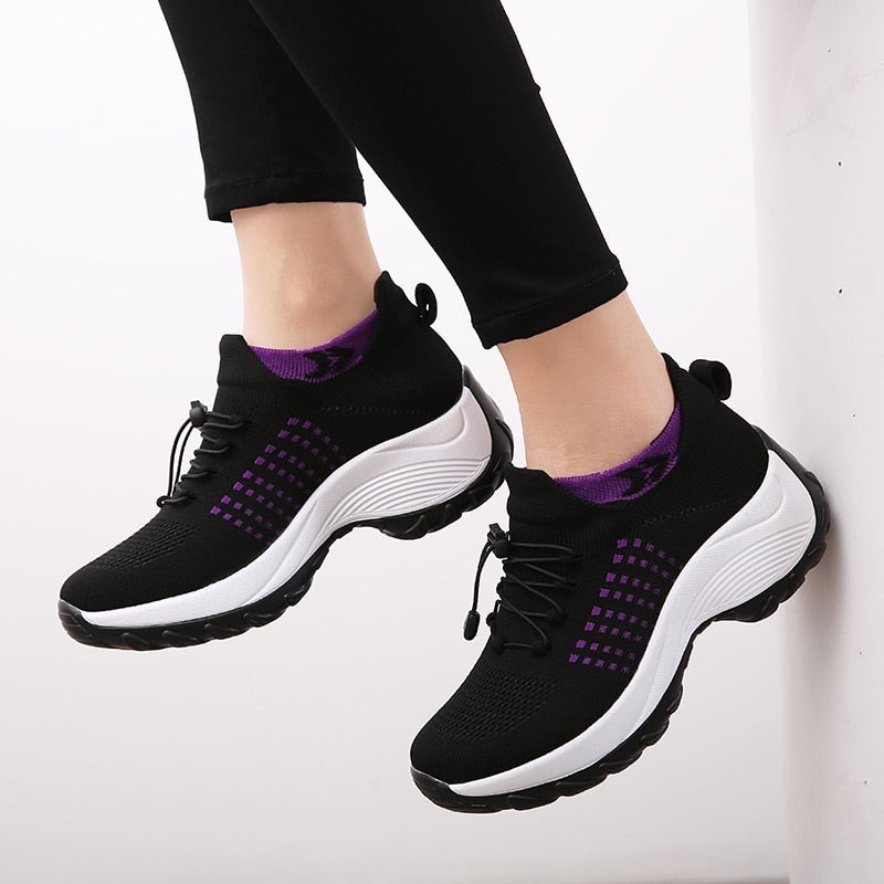 Women's Orthopedic Mesh Sneakers Slip-On