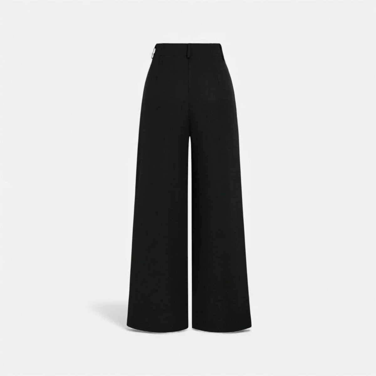 Women’s High - Waist Pleated Wide - Leg Pants with Tailored French - Inspired Silhouette