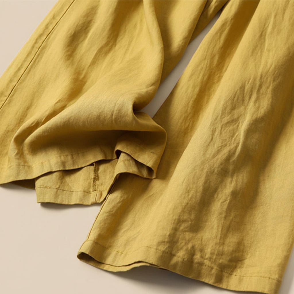 Women’s High - Waist Wide Leg Trousers with Pockets – Relaxed Everyday Silhouette