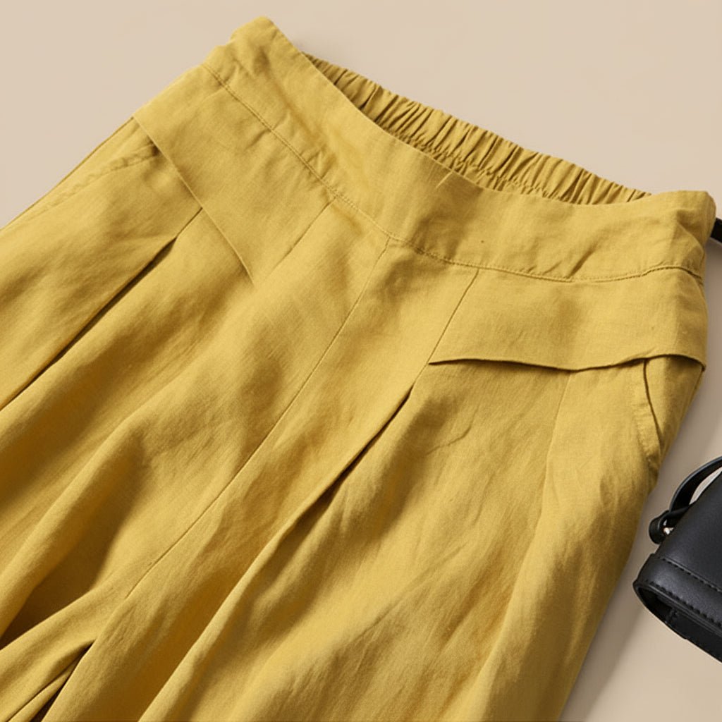 Women’s High - Waist Wide Leg Trousers with Pockets – Relaxed Everyday Silhouette