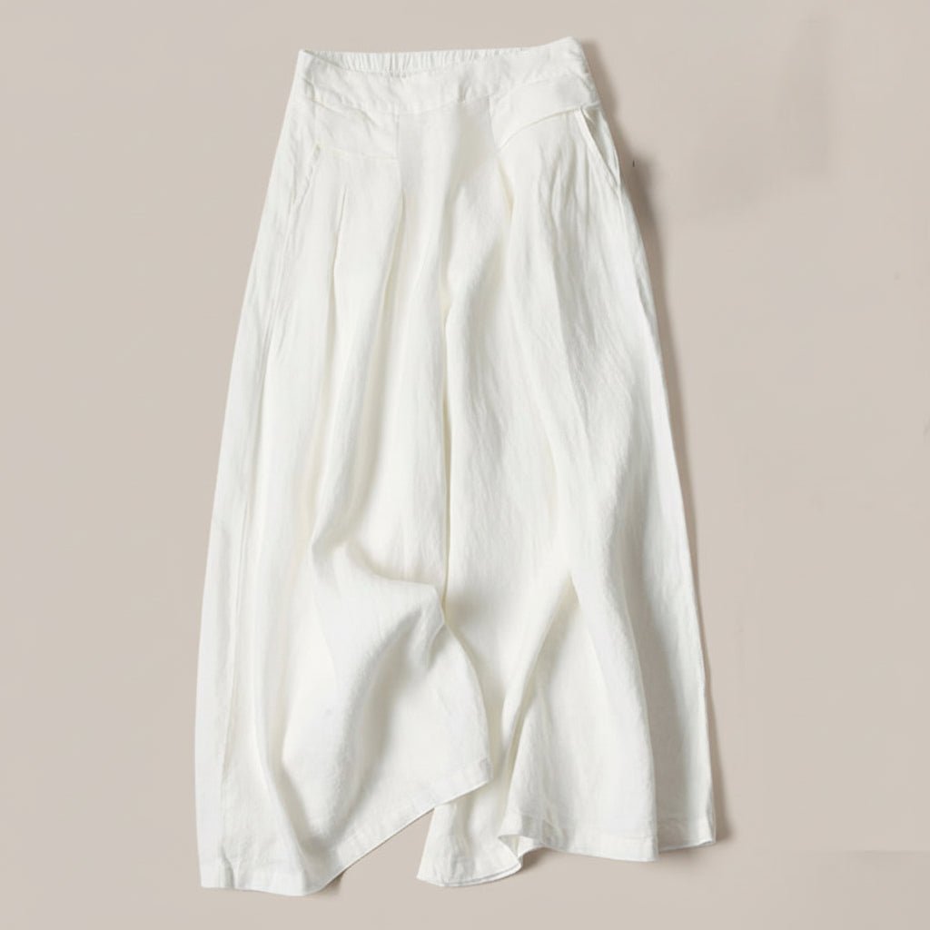 Women’s High - Waist Wide Leg Trousers with Pockets – Relaxed Everyday Silhouette