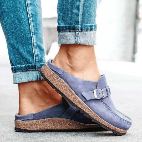 Women's Clogs Buckle Strap Platform