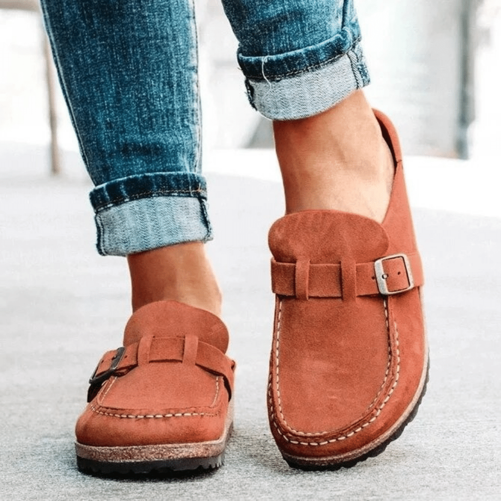 Women's Clogs Buckle Strap Platform