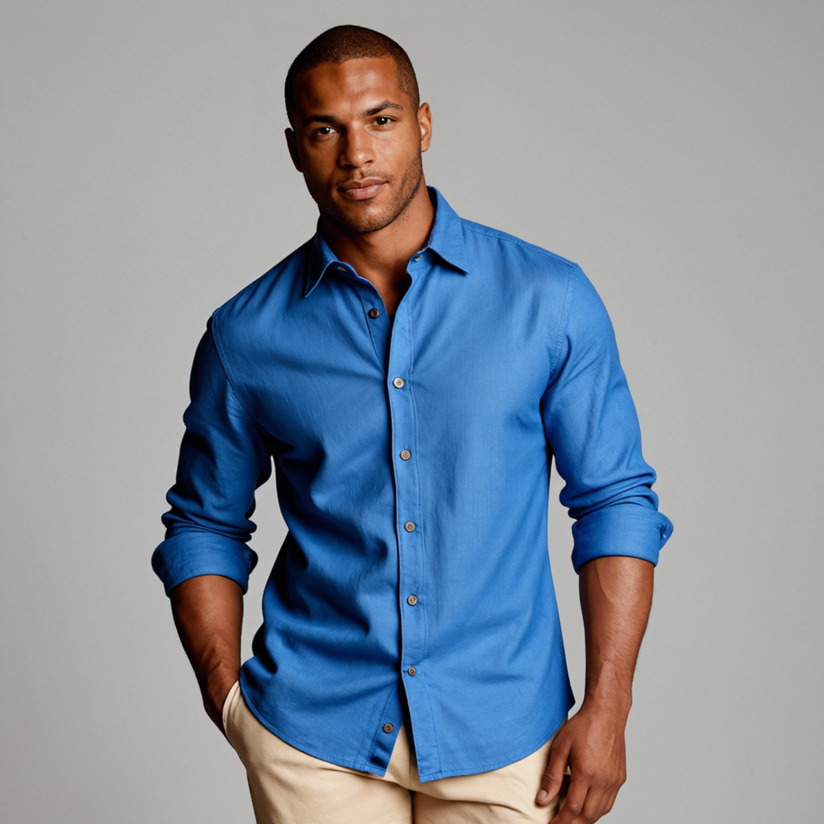 Men's Linen Shirt Relaxed Fit