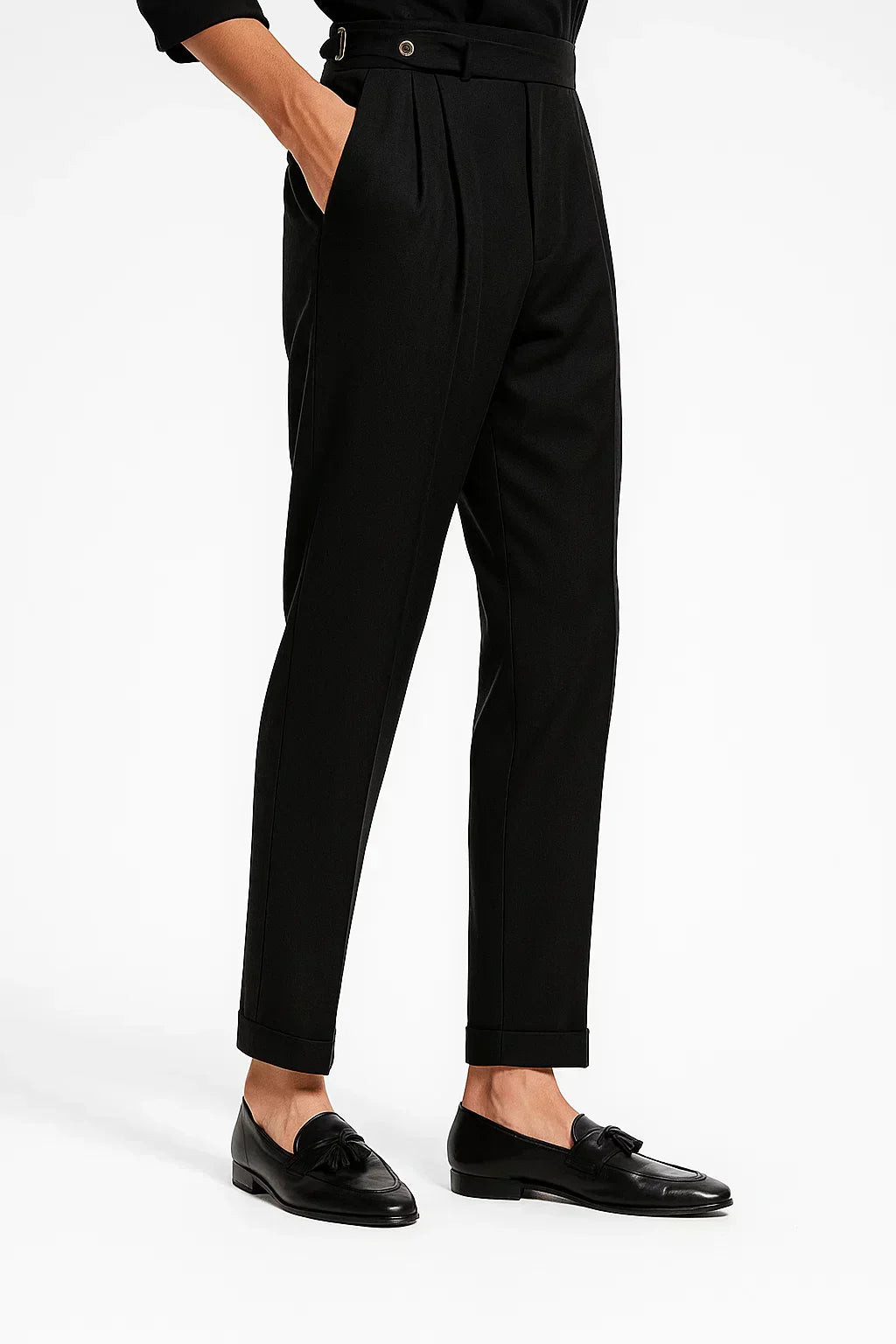 Men's Linen Trousers Cropped