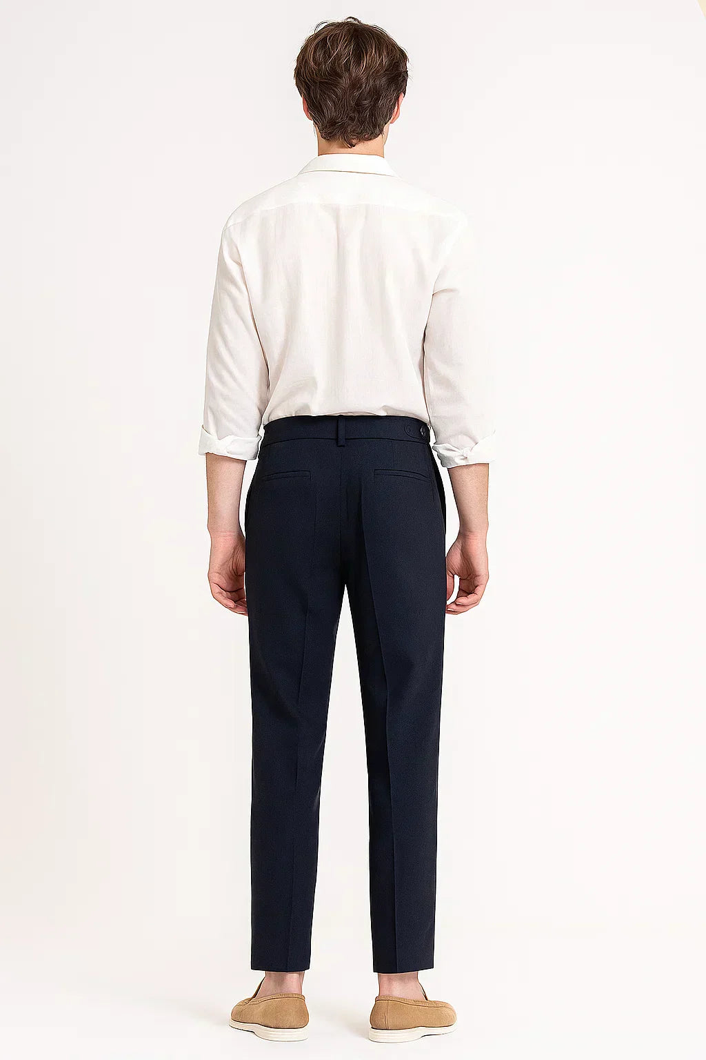Men's Linen Trousers Cropped