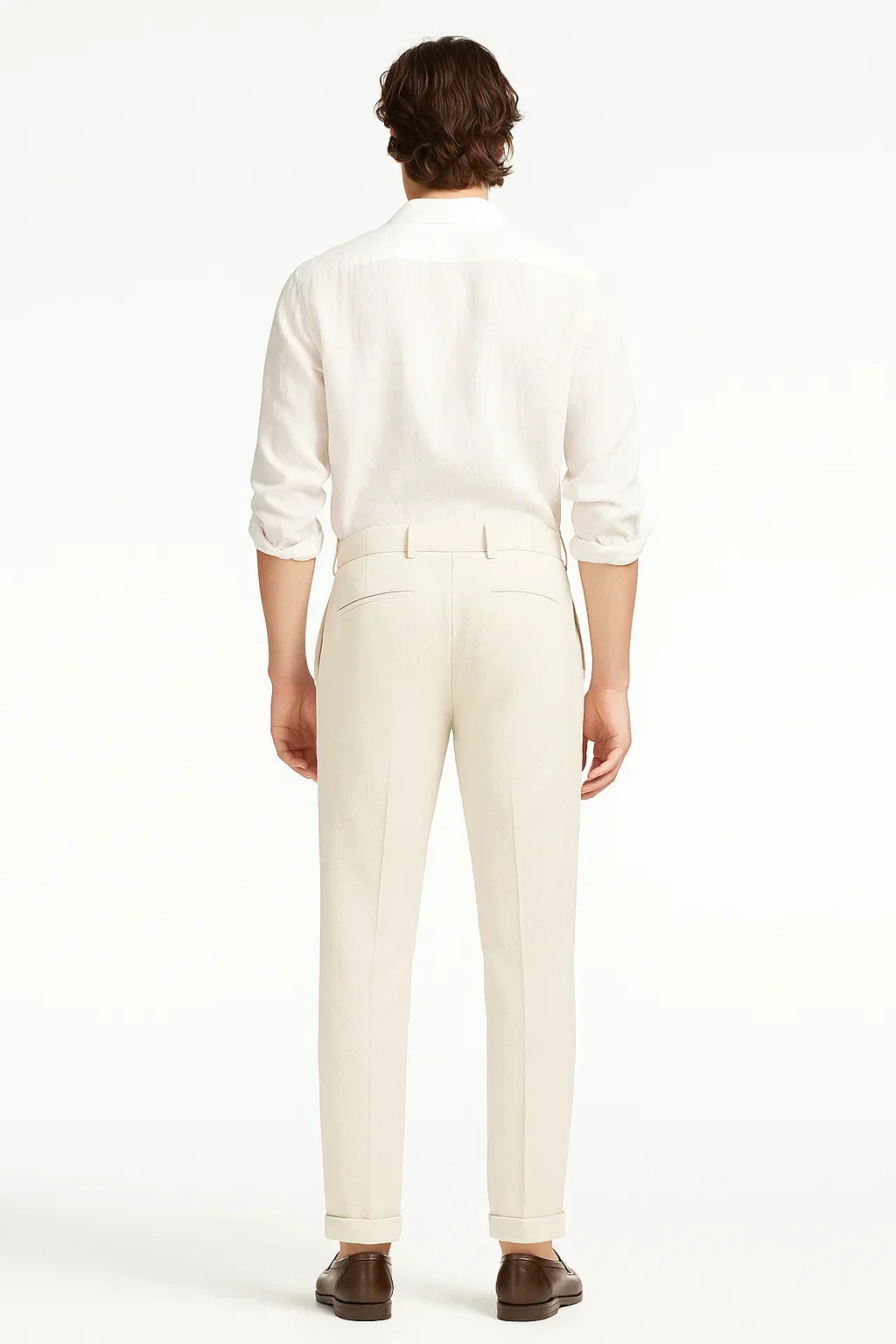 Men's Linen Trousers Cropped