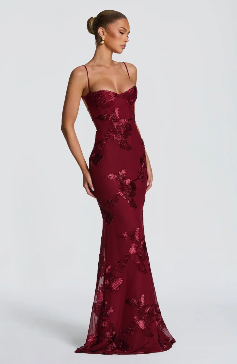 Women's Floral Maxi Dress Sweetheart