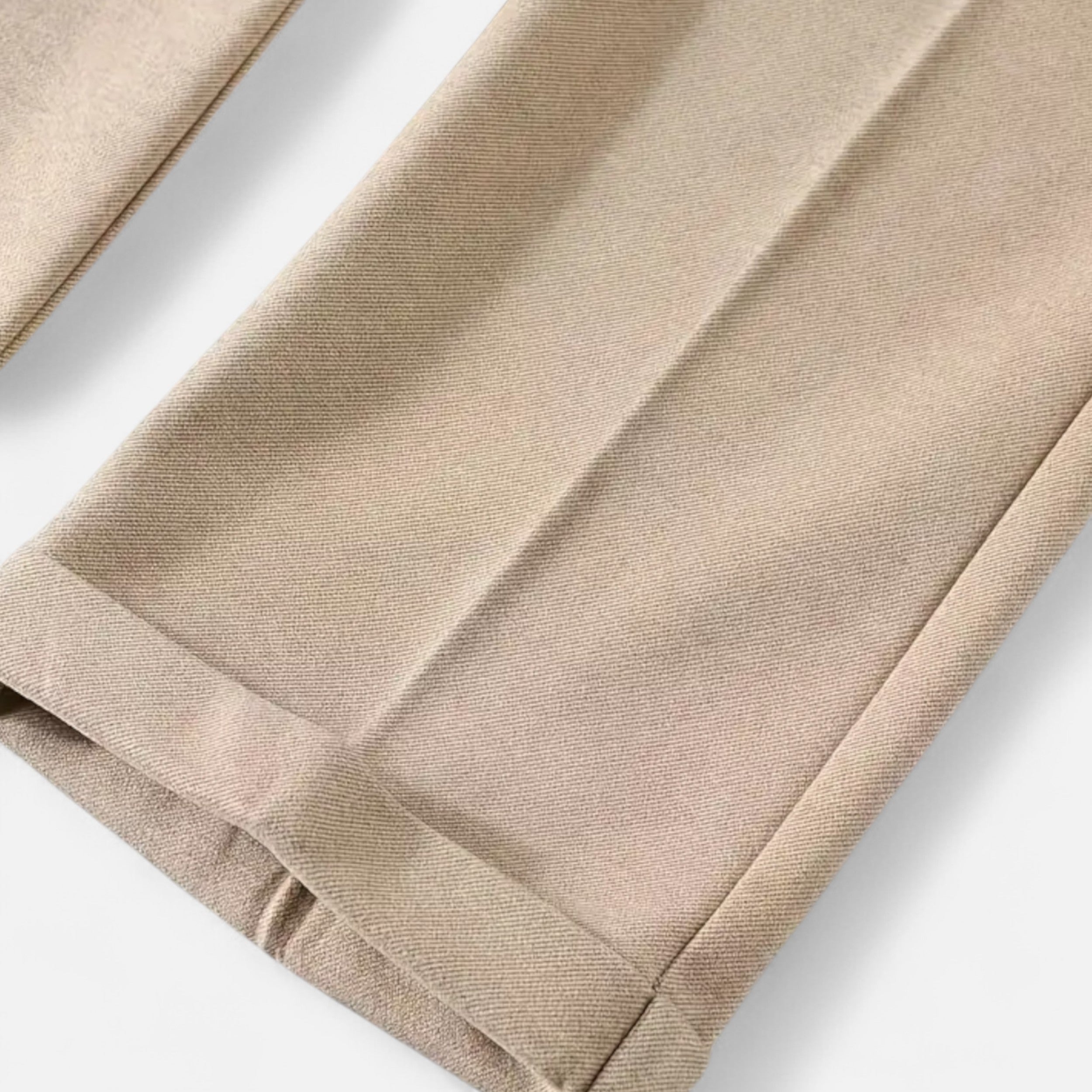Men's High Waist Pleated Wide Leg Formal Trousers