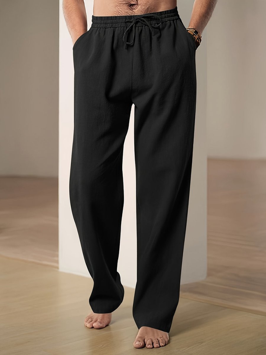 Men’s Casual Loose - Fit Trousers – Relaxed Silhouette for Everyday Comfort