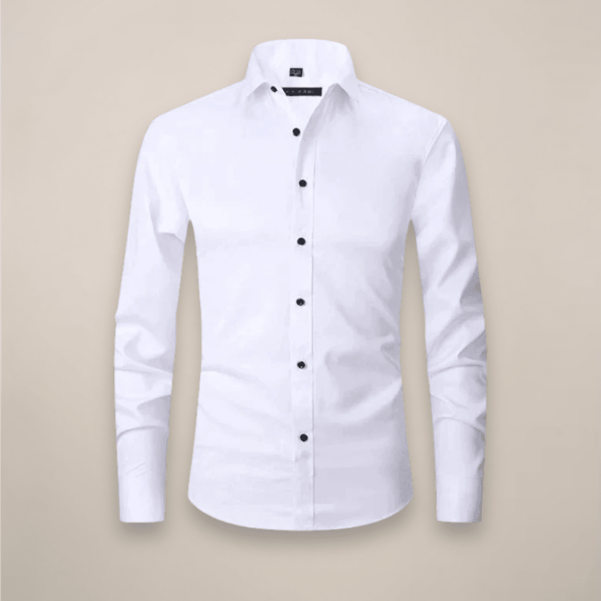 Men’s Long Sleeve Button - Up Shirt with Chest Pocket and Classic Collar