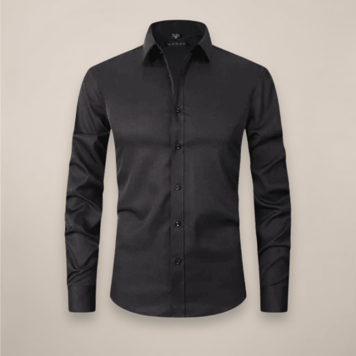 Men’s Long Sleeve Button - Up Shirt with Chest Pocket and Classic Collar