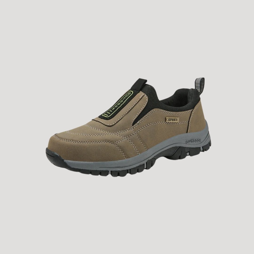 Men’s Slip - On Low - Top Shoes with Elastic Side Panels and Textured Sole