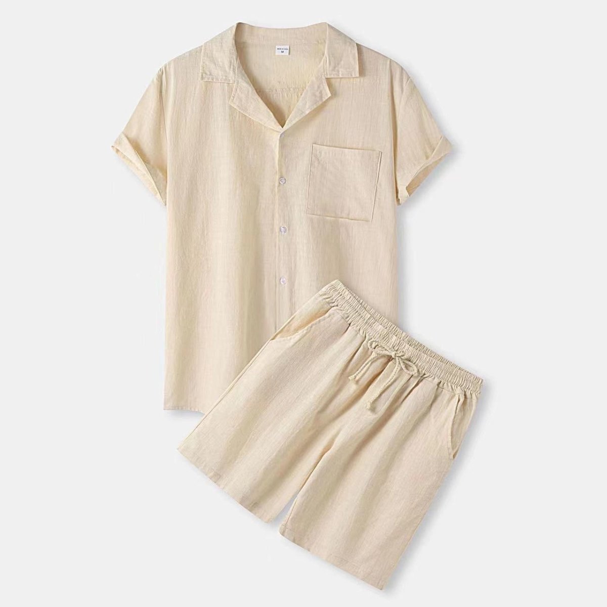 Men’s Summer Co - Ord Set – Lightweight Shirt and Shorts for Effortless Warm - Weather Style