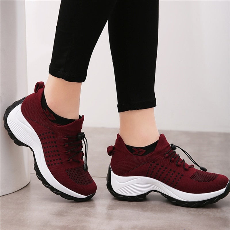 Women's Orthopedic Mesh Sneakers Slip-On