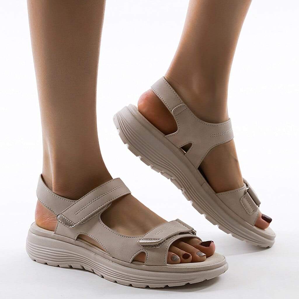 Women's Orthopedic Adjustable Strap Platform Slingback Sandals