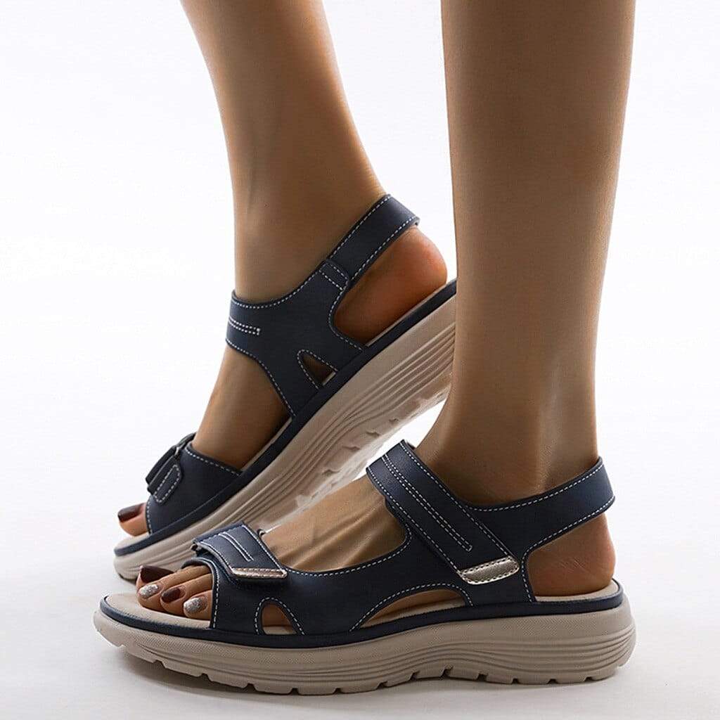 Women's Orthopedic Adjustable Strap Platform Slingback Sandals