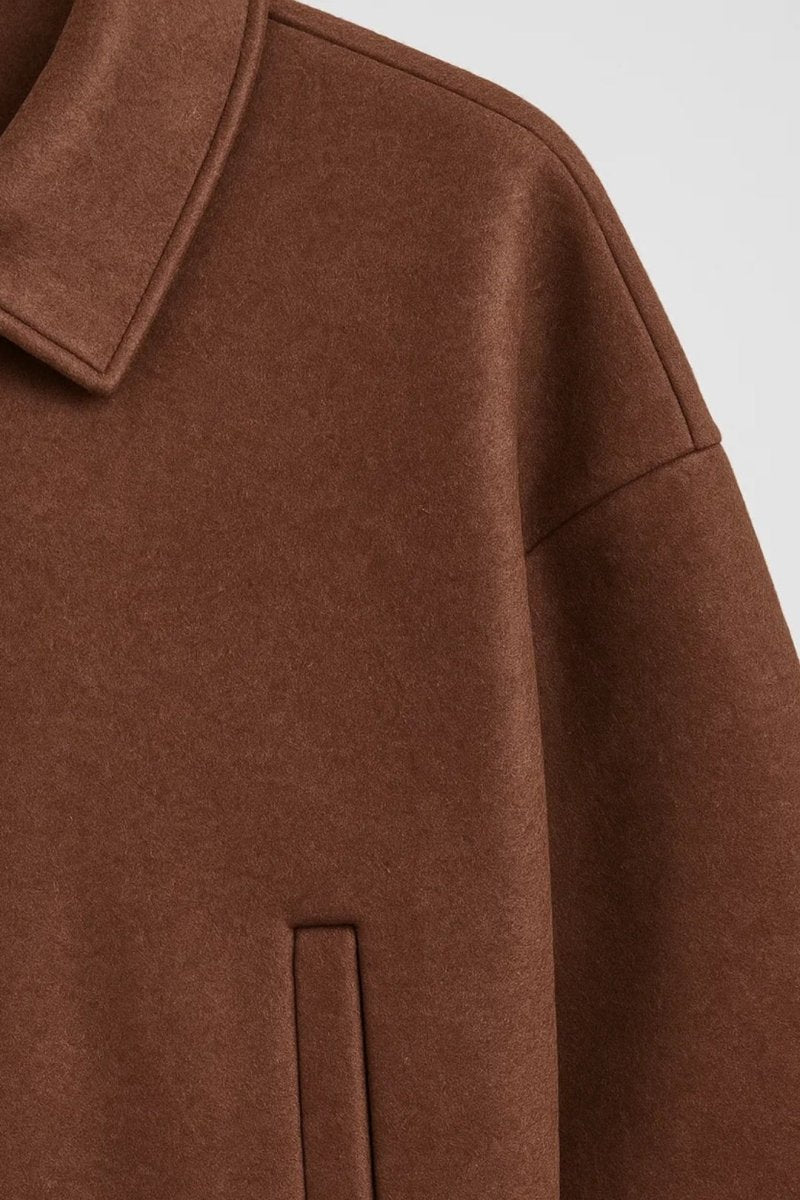 Women’s Short Button - Down Jacket – Elegant Cropped Outerwear for All Occasions