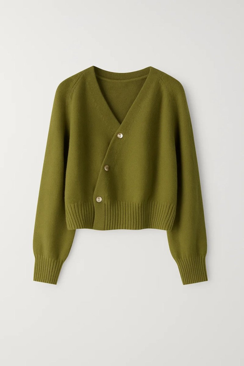 Women’s Wrap Cardigan – Elegant Button - Up Knitwear with Flattering Silhouette